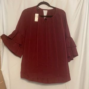Roz & Ali. Maroon Xl